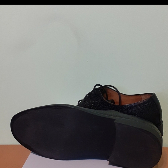 COS Made in Portugal Full grain LEATHER in & out Oxford Derby Men8.5us=Wmns10us - Picture 4 of 8